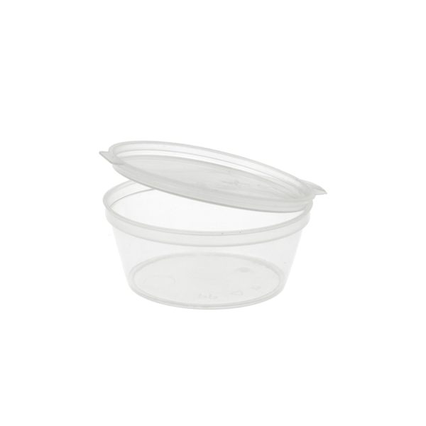 Terrina Transparente 90 ml com Tampa – Prática e Elegante