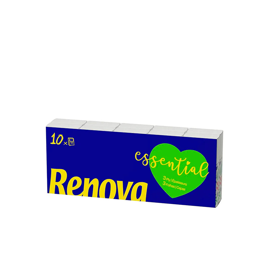 Lenços de Bolso Renova para higiene diária mais prática