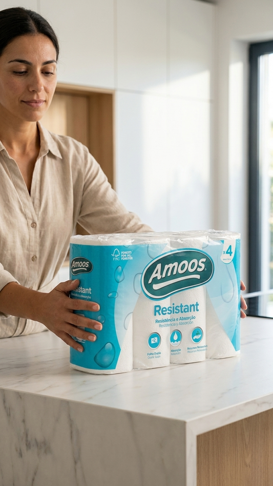 Rolo de Cozinha Amoos Resistant – 2 Folhas