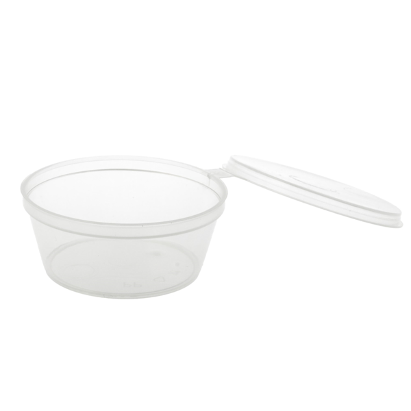 Terrina Transparente 90 ml com Tampa – Prática e Elegante