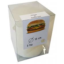 Rodela Hamburguer 13cm Leopack