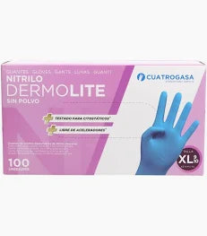 Luva Nitrilo Azul – Gama Dermolite