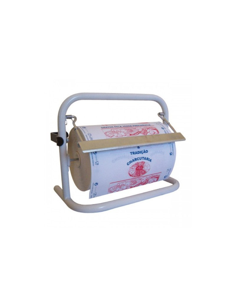 Suporte Rolo Charcutaria — dispensa papel rápido e limpo