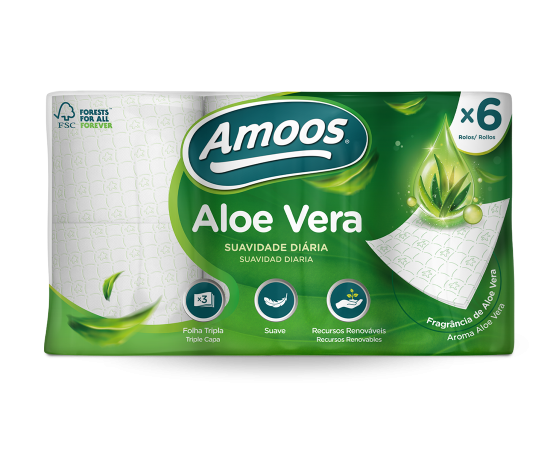 Descubra o Novo Amoos Aloe Vera: Suavidade e Frescura Em Cada Toque!