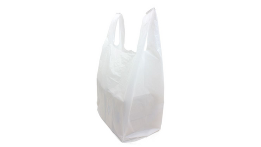 Saco de Alça Branco Sustentável - 100% Reciclável e Prático