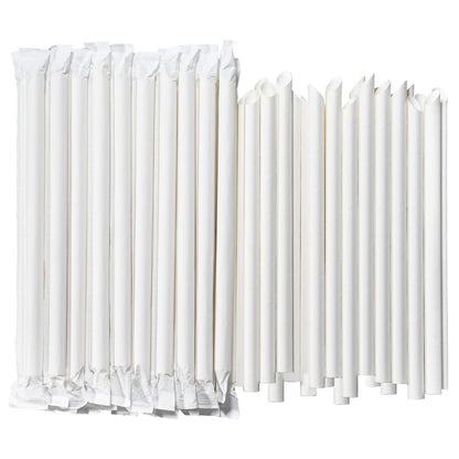 Palhinhas de Papel Descartáveis Embaladas Individualmente