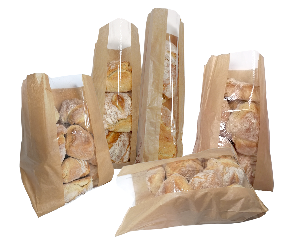 Saco de Papel para Pão com Janela