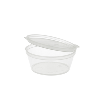 Terrina Transparente 90 ml com Tampa – Prática e Elegante