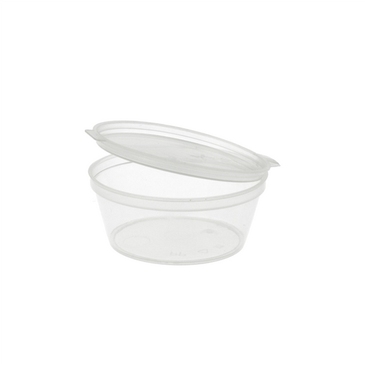 Terrina Transparente 90 ml com Tampa – Prática e Elegante