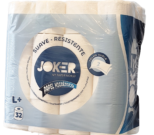 Papel Higiénico Joker L+ 2F – Suave e Resistente para Conforto Diário