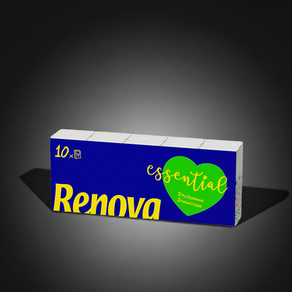 Lenços de Bolso Renova – Caixa 30 Packs x 10 Maços