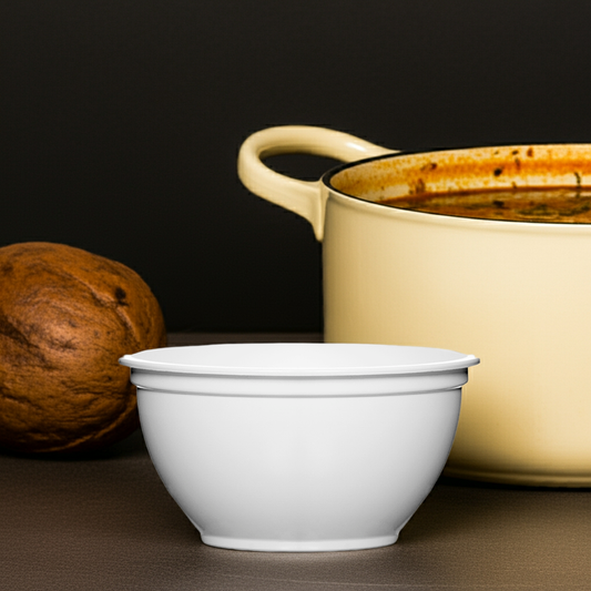 Tigela Sopa 330ml PS Branca – Leveza e Elegância na Mesa