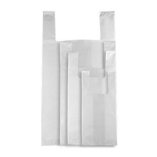 Saco de Alça Branco Sustentável - 100% Reciclável e Prático