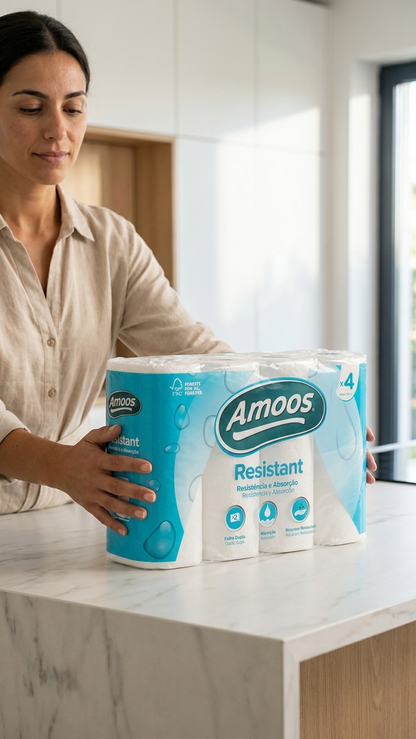 Rolo de Cozinha Amoos Resistant – 2 Folhas