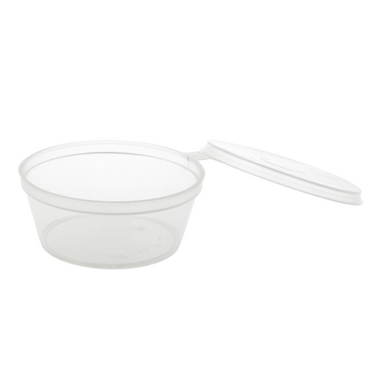 Terrina Transparente 90 ml com Tampa – Prática e Elegante