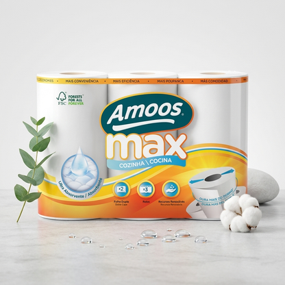 Rolo de Cozinha Amoos Max – 2 Folhas