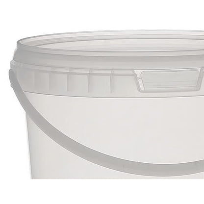Balde Transparente 1L com Tampa e Asa – Armazenamento Seguro