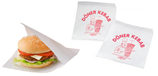 Saco de Papel Kebab Takeaway Cx. 1000 Un.
