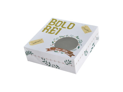 Caixas Cartolina Bolo Rei — transporte seguro, apresentação elegante