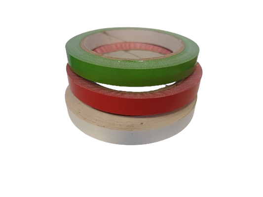 Fita Adesiva PVC 12mm x 66m para Fechar Sacos com Segurança
