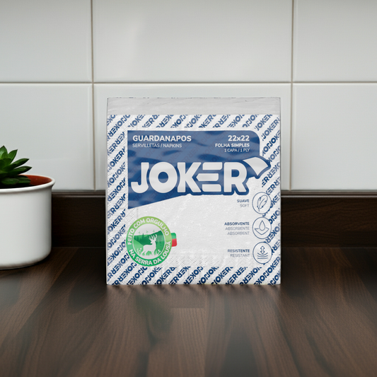 Guardanapo Joker 22x22 cm Simples | Praticidade e Sustentabilidade