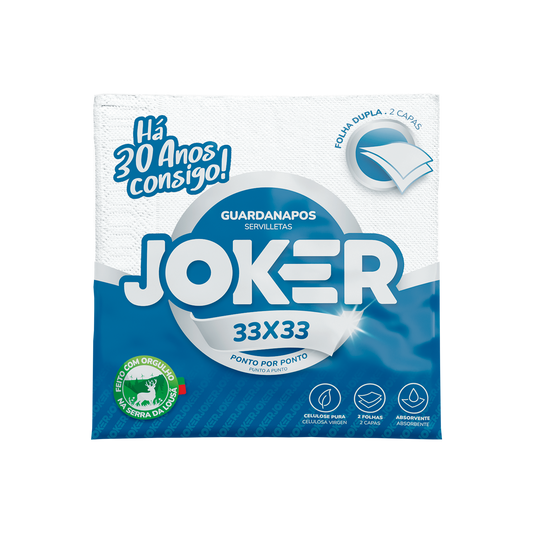 GUARDANAPO 33X33 PP JOKER M