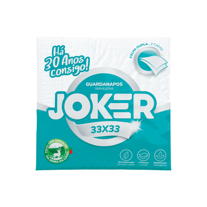 GUARDANAPO 33X33 2F JOKER 