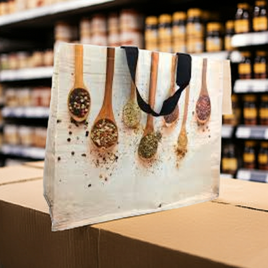 Sacos de Compras em Ráfia 45x40cm - Resistente e Ecológico