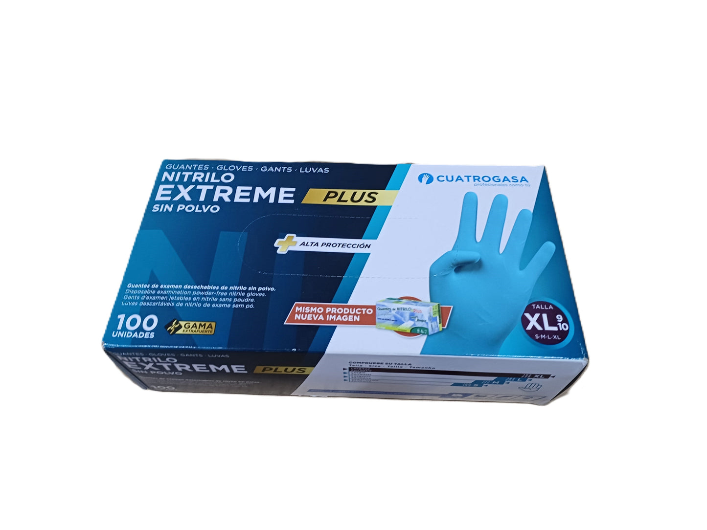 LUVA NITRILO EXTREME AZUL XL
