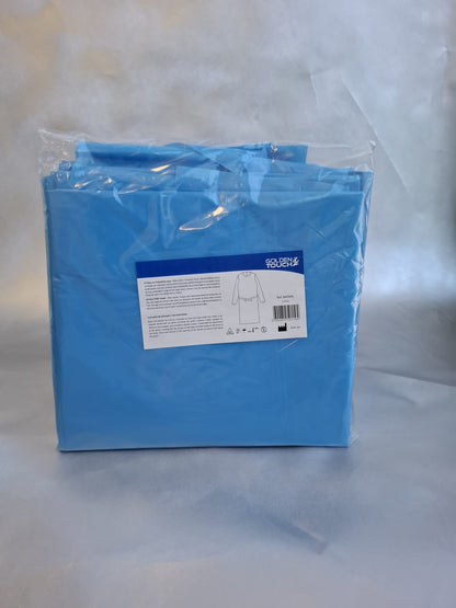 Bata Descartável Azul 100un — Higiene Segura e Conforto
