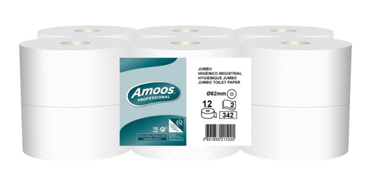 PAPEL HIGIENICO JUMBO AMOOS 120M