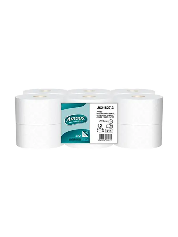 PAPEL HIGIENICO JUMBO AMOOS 180M