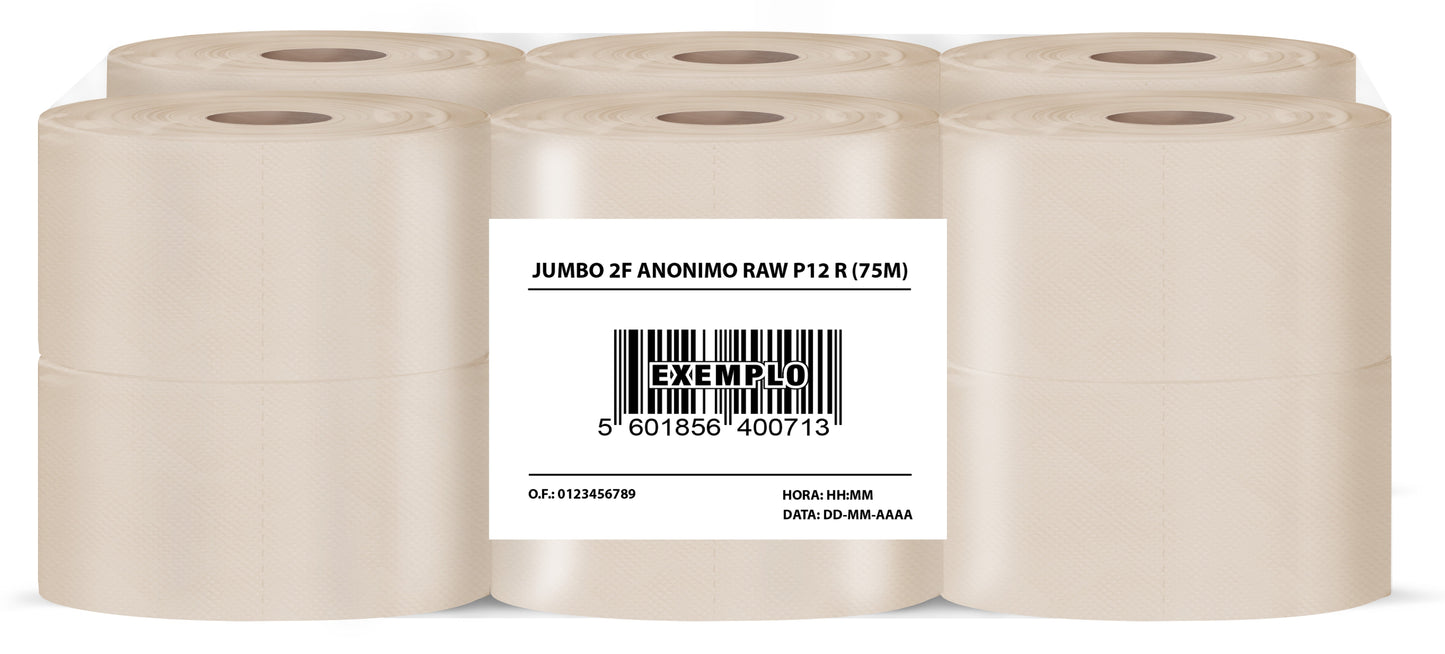 PAPEL HIGIENICO JUMBO NATURAL 