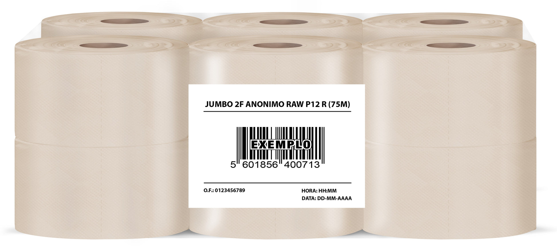 PAPEL HIGIENICO JUMBO NATURAL 