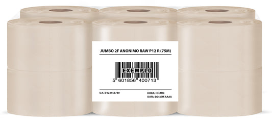 PAPEL HIGIENICO JUMBO NATURAL 