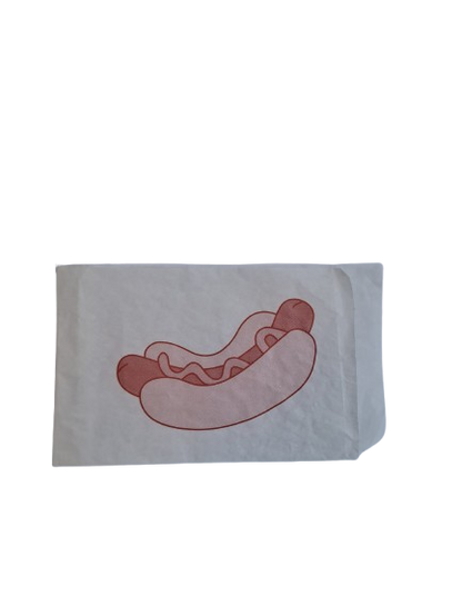 Saco de Papel para Cachorro-Quente Resistente e Prático 12x21