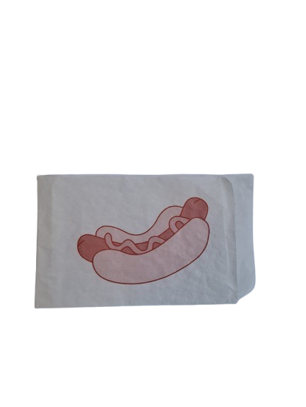 Saco de Papel para Cachorro-Quente Resistente e Prático 12x21