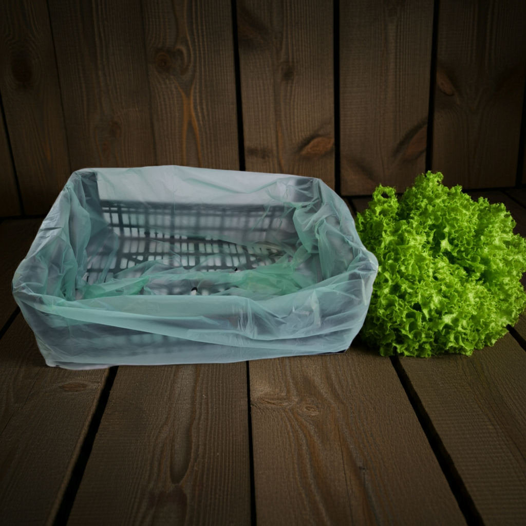 Saco para Alface — Conservação de Hortícolas em Caixas