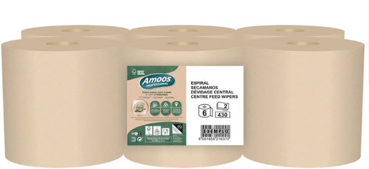 Toalha de mão amoos naturally soft