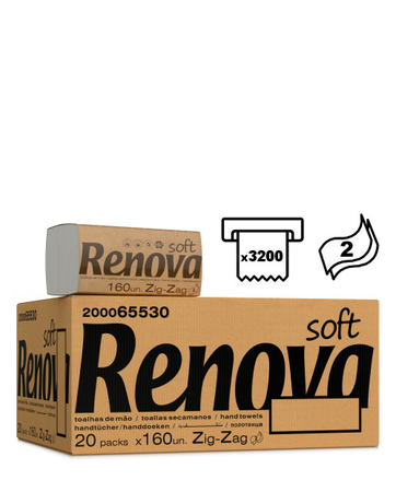 Toalha de mao renova soft Leopack