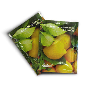 Toalhitas Refrescantes Limão x500 | Higiene rápida e frescura cítrica