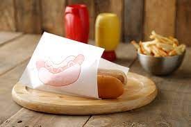 Saco de Papel para Cachorro-Quente Resistente e Prático 12x21