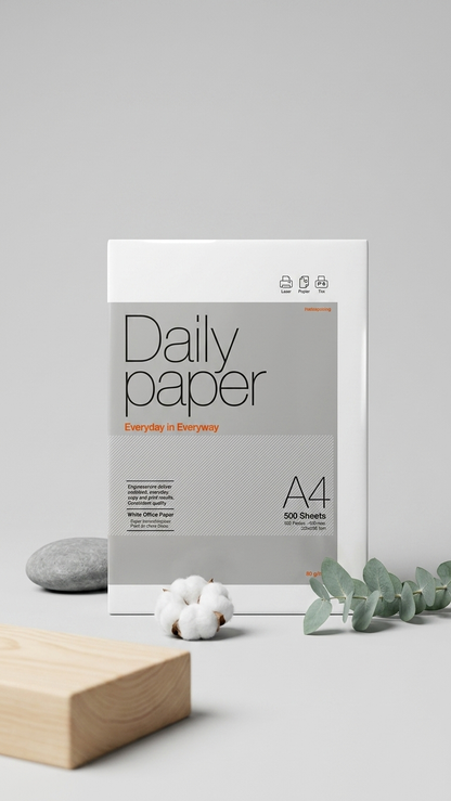 Papel Fotocópia A4 75g – Caixa 5 Resmas