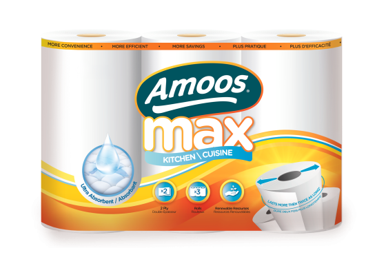 Rolo de Cozinha Amoos Max – 2 Folhas
