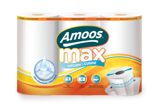 Rolo de Cozinha Amoos Max – 2 Folhas