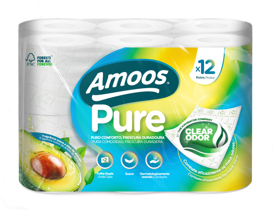 Papel Higiénico Amoos Pure