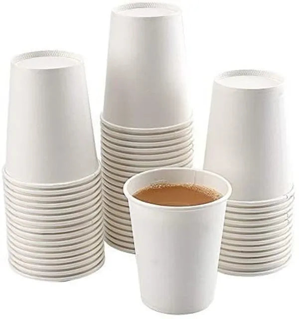 Copo de Papel 200 ml Branco — Bebidas Quentes e frias