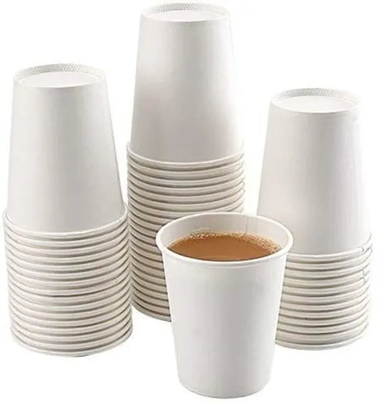 Copo de Papel 200 ml Branco — Bebidas Quentes e frias