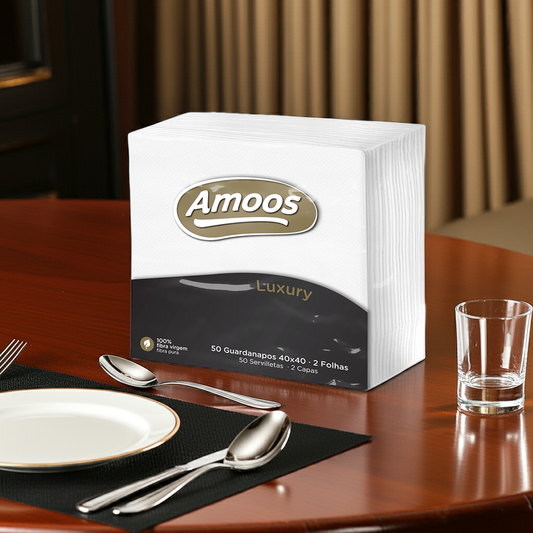 Guardanapo Amoos Luxury 40x40 — Toque têxtil e sofisticação