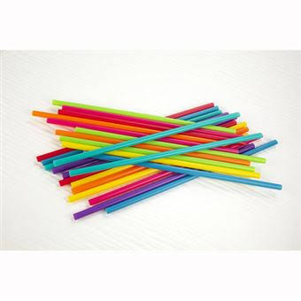 Palhinhas de Papel Descartáveis Embaladas Individualmente